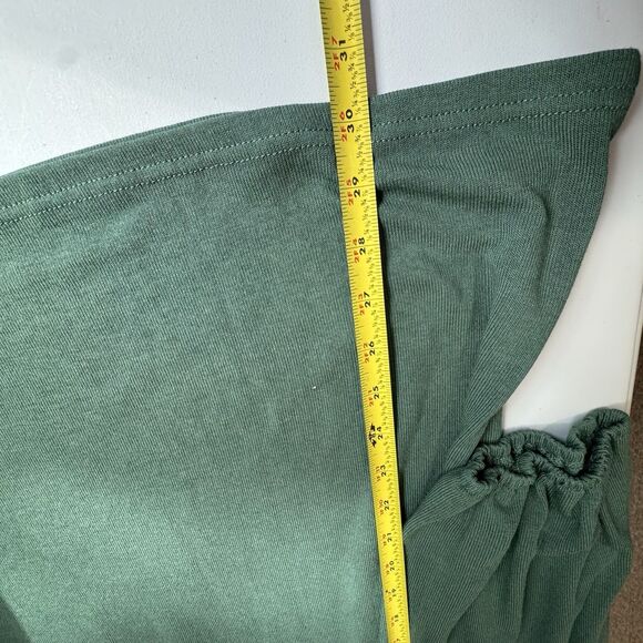 Weekend Suzanne Betro Women's Crocheted Boho Top Long Sleeve Green V-Neck 1X - Picture 7 of 7